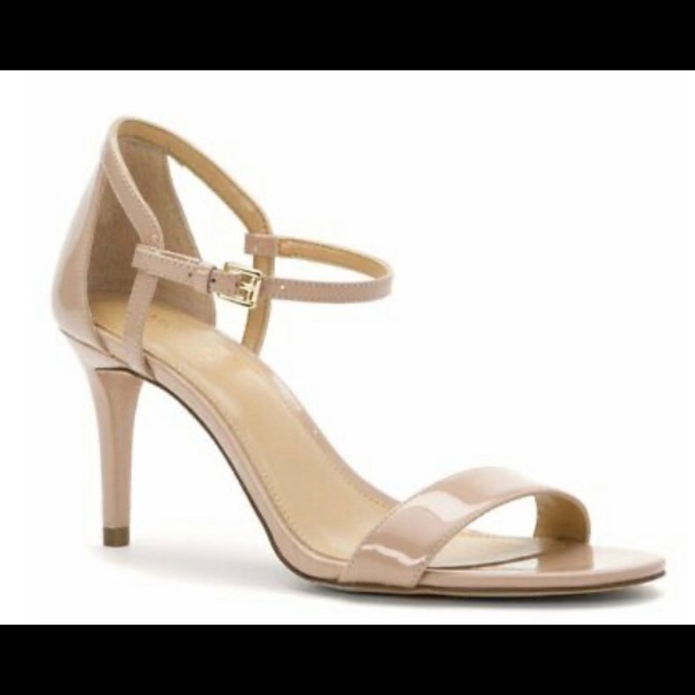 Michael Kors Womens Simone Open Toe Heels